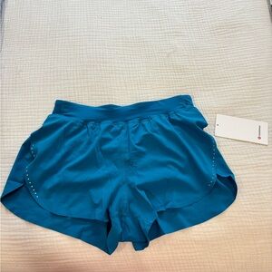 lululemon athletica Hawaiian Blue Fast and Free Shorts